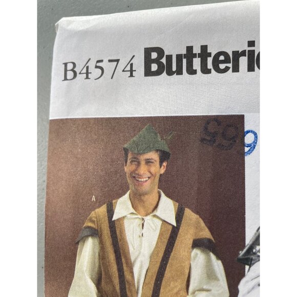 Butterick B4574 Robin Hood Pirate Swashbuckler Costume Pattern Size S-L UNCUT - Picture 3 of 7